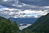 le lac en été